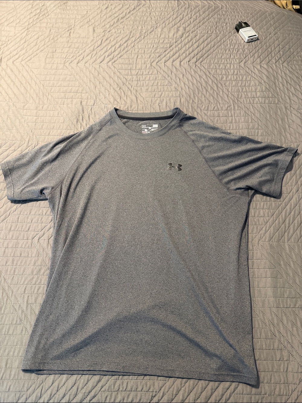 Under Armour Men's Short Sleeve Performance Tee — Heather Gray